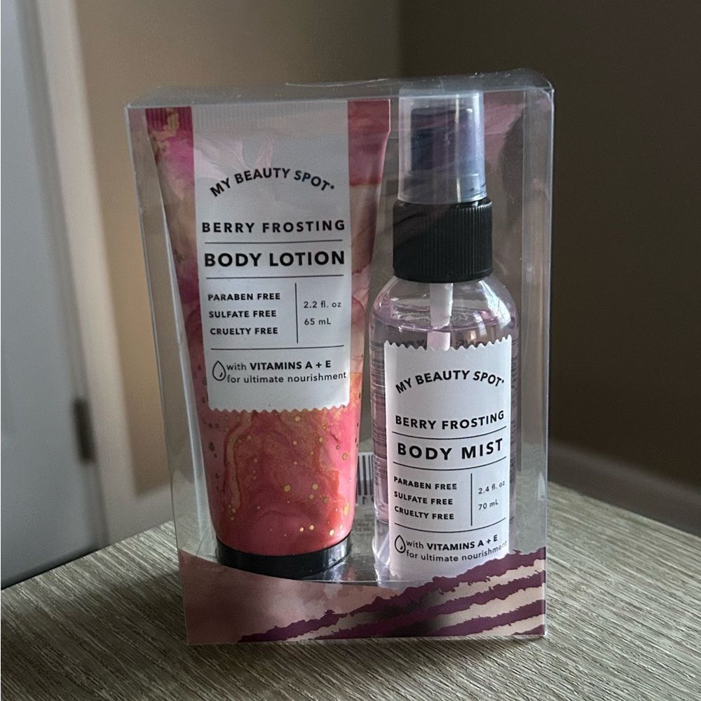 NEW … MY BEAUTY SPOT “Berry Frosting” Gift Set